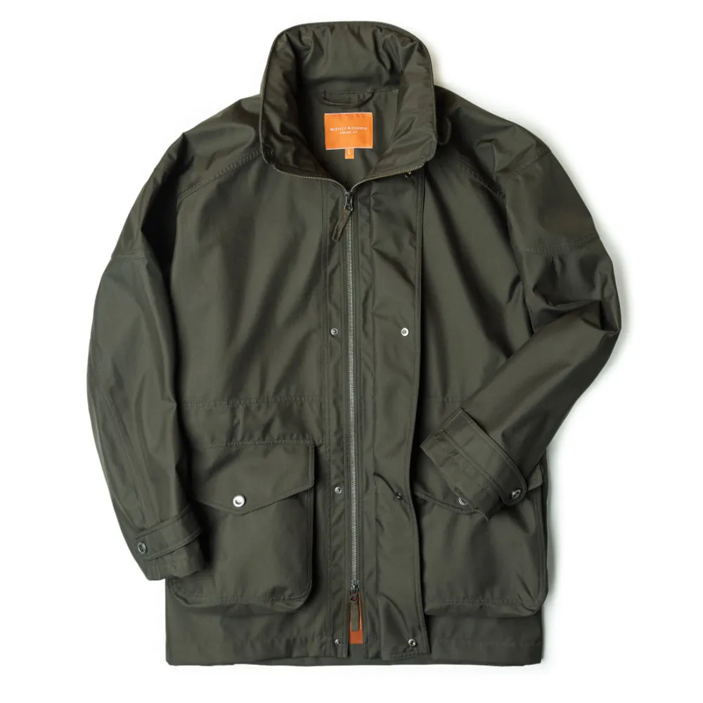 Veste imperméable pliable Westley Richards Gale - Vert des plaines
