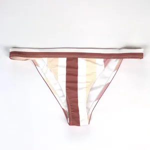 Bas de bikini à motifs colorés pour femme, multicolore