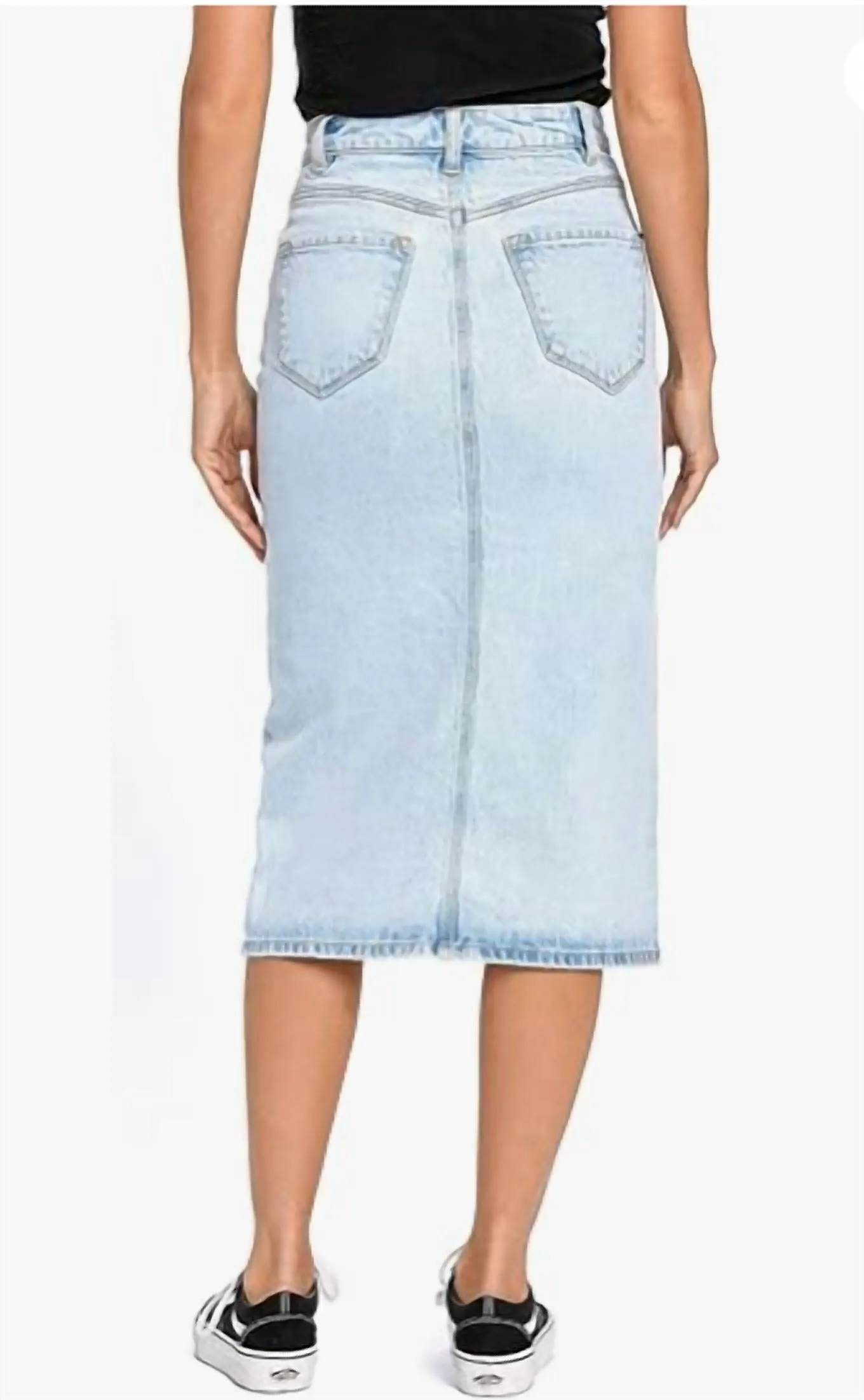 Jupe Longue en Jean Léger pour Filles avec Fente Devant