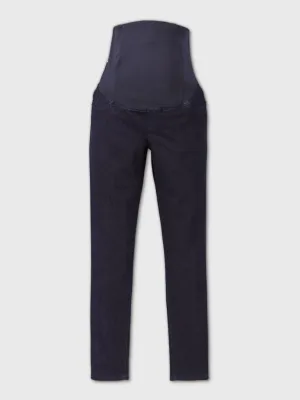 Jeans de Maternité Femme à Enfiler, Bleu Marine