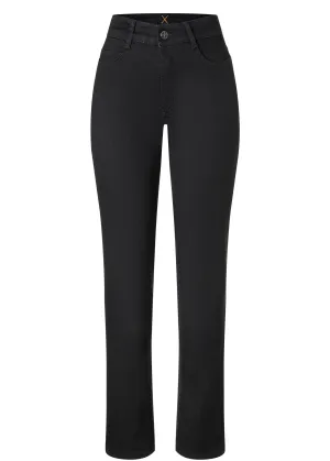 Jeans Skinny Femme Uni, Noir