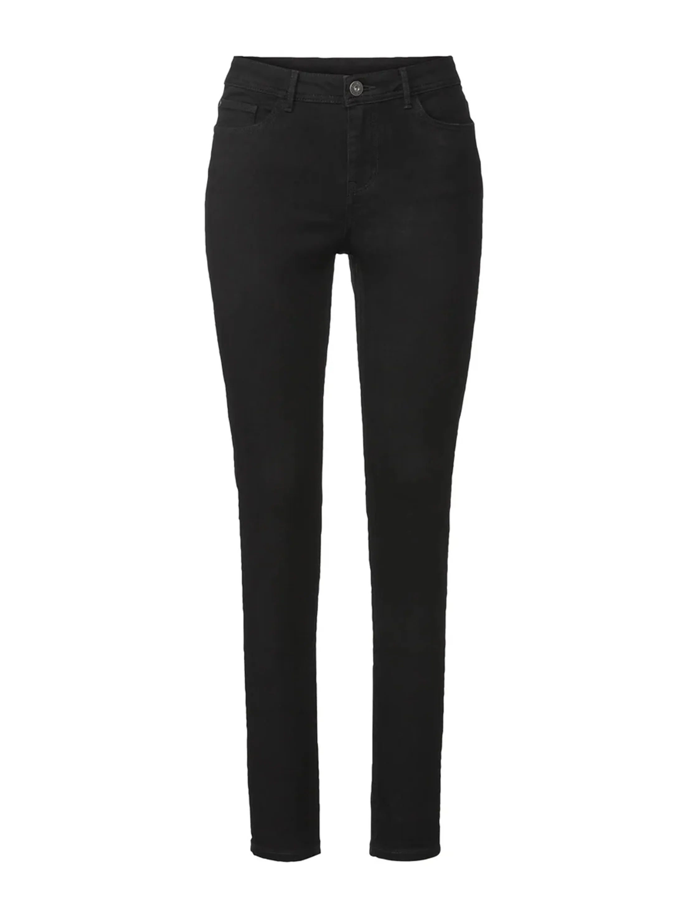 Jeans Skinny Femme Uni, Noir