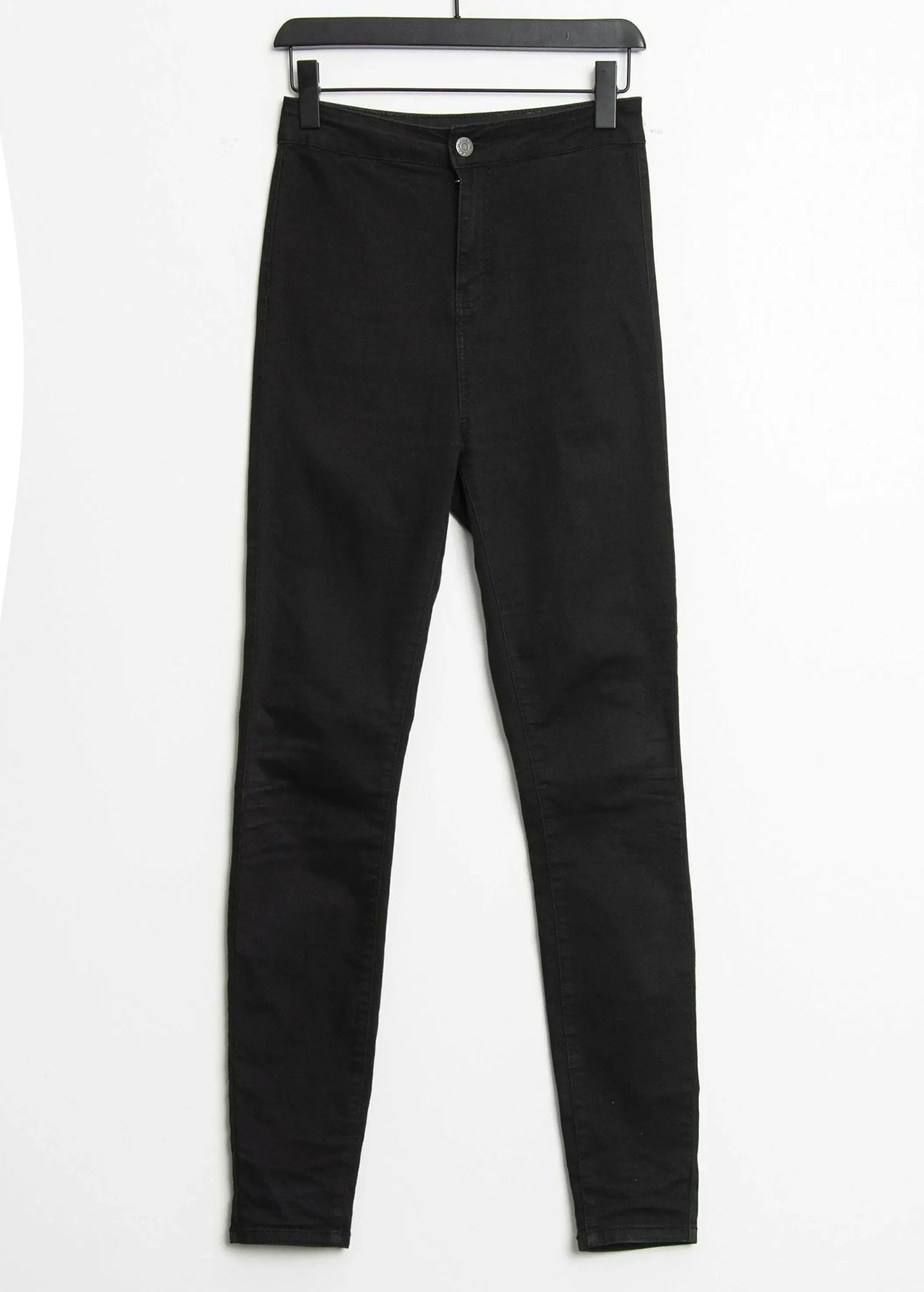 Jeans Skinny Femme Uni, Noir