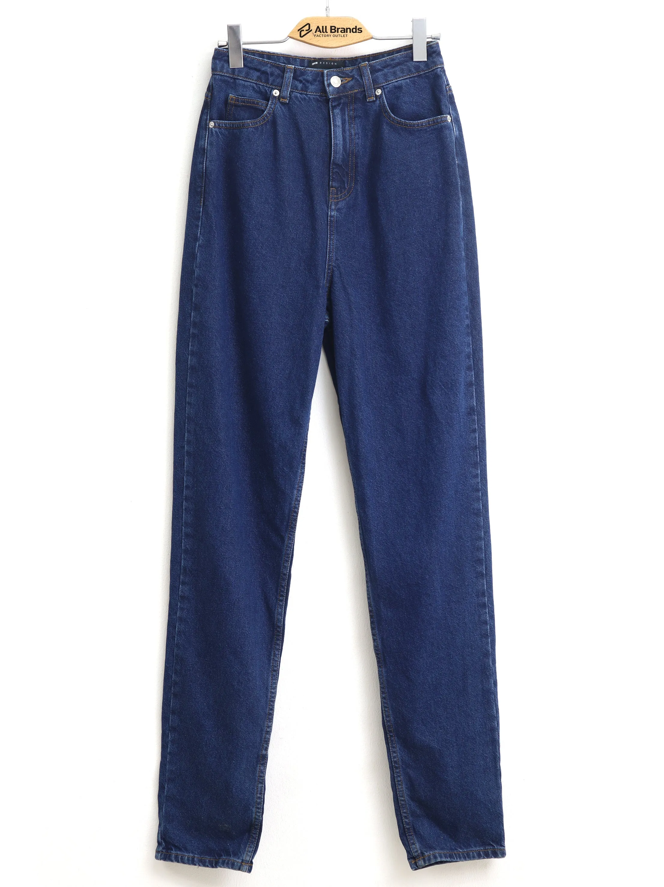 Jean Femme Uni Solide, Marine