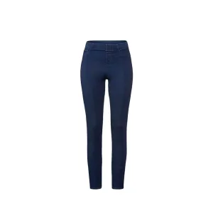 Jeans en Lycra à Enfiler pour Femme, Bleu Foncé