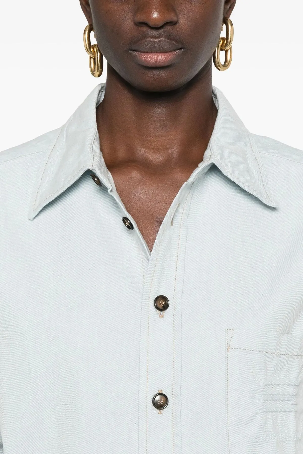 Chemise Victoria Beckham Homme - Bleu Azur Clair