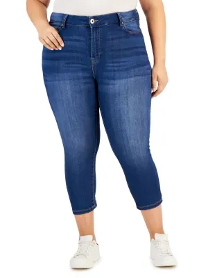 Jeans femme délavés coupés, Bleu