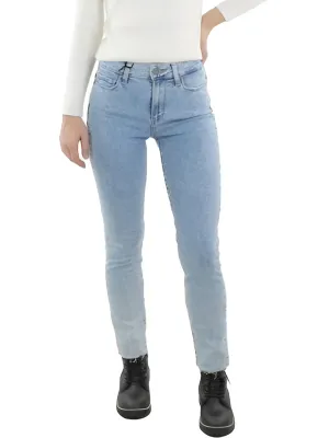 Jeans Femme Taille Haute Lavé, Bleu Clair