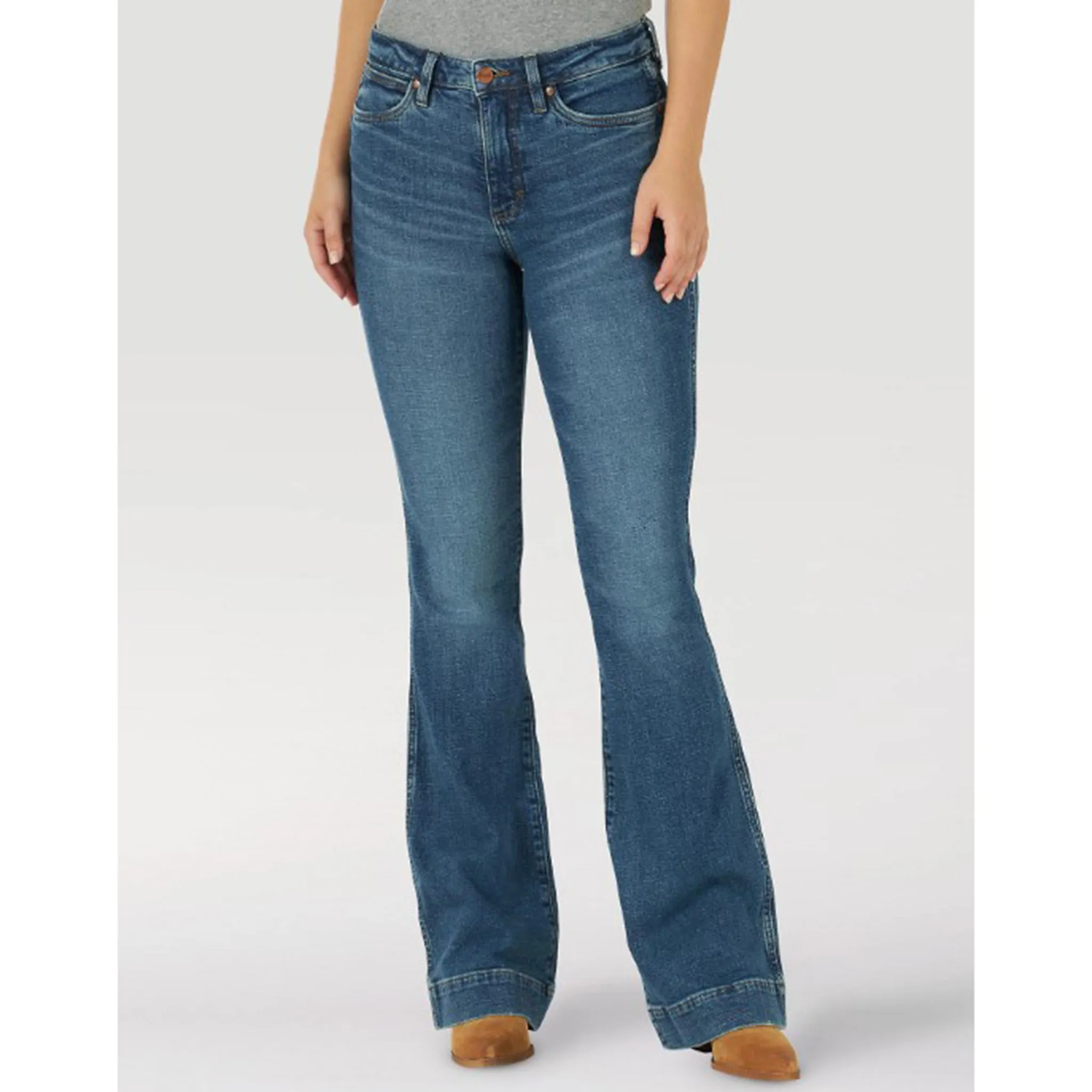 Wrangler Women's Pantalon Hadley à Taille Haute