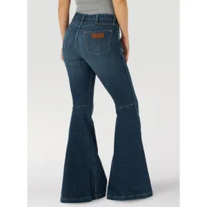 Wrangler Women's Jean Flare Jana à Taille Haute