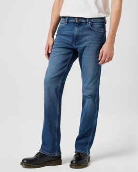 Wrangler Horizon '365 Cool' Bootcut Mens Jeans - Old Habits