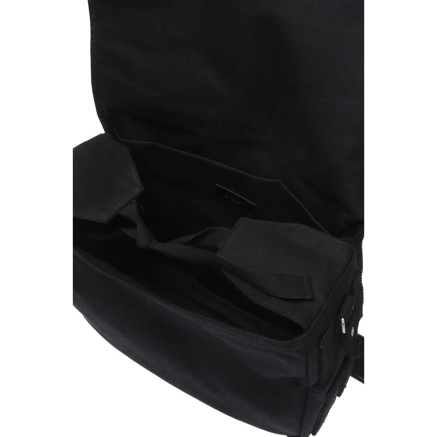 Ysl Sacs Saint Laurent Sac Army Messenger en Toile Noire 553972