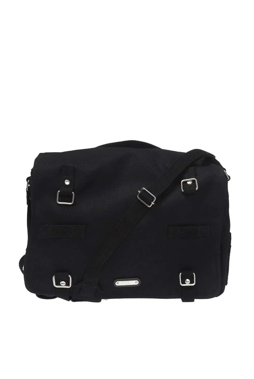Ysl Sacs Saint Laurent Sac Army Messenger en Toile Noire 553972