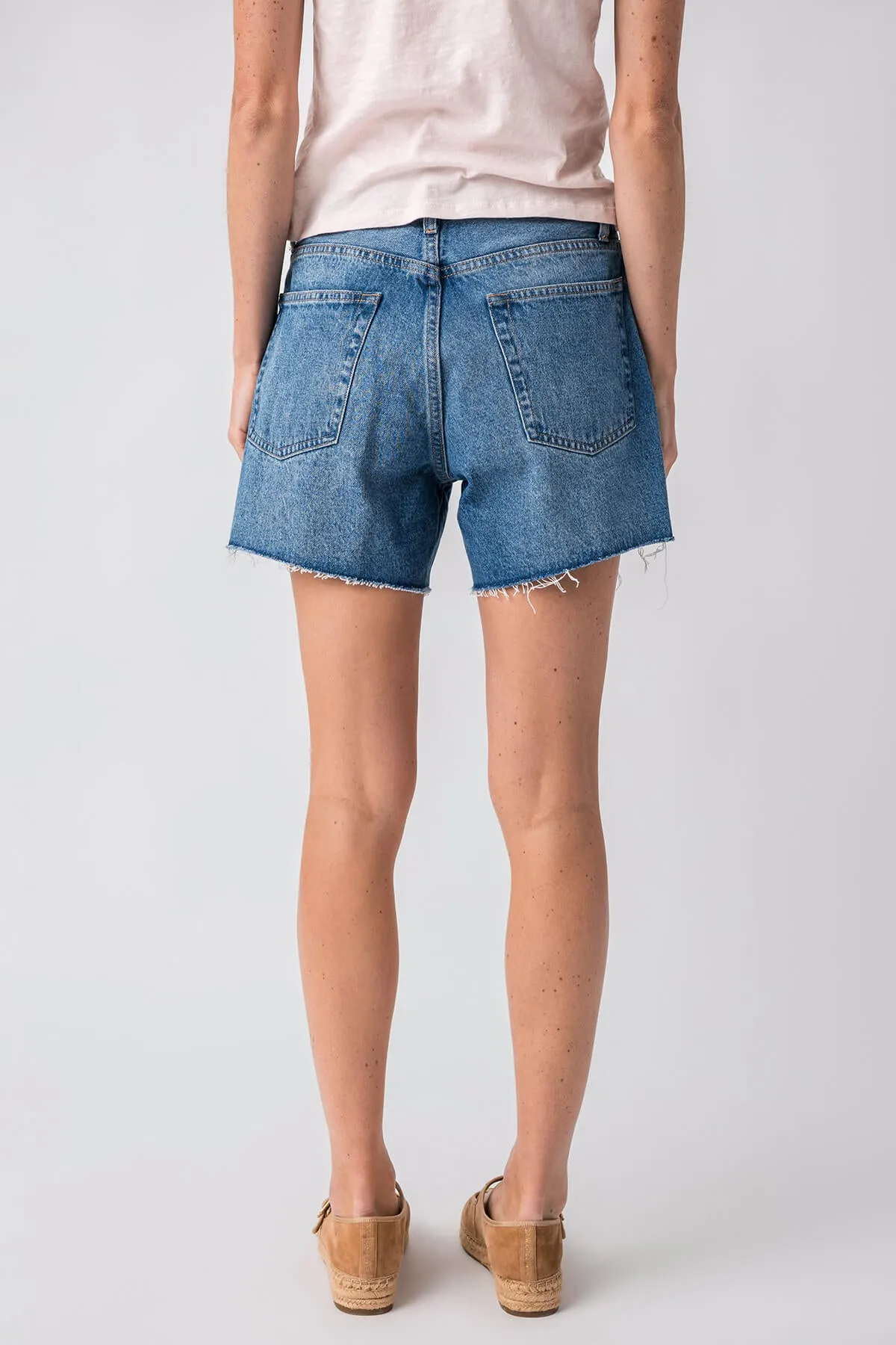Z Supply Short en Jean à Taille Haute Quotidien