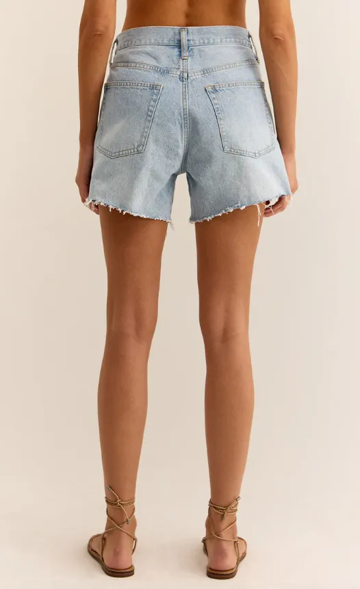 Z Supply Short en Jean à Taille Haute Quotidien