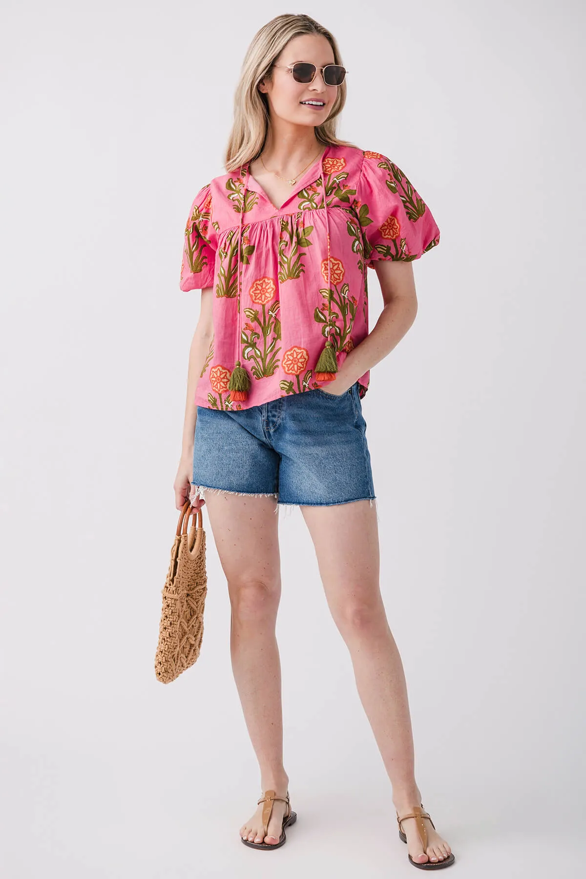 Z Supply Short en Jean à Taille Haute Quotidien