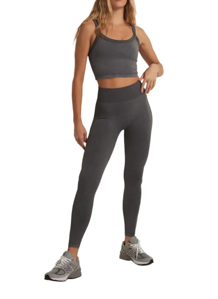 Z Supply Legging sans couture 7/8 Wash Out Graphite