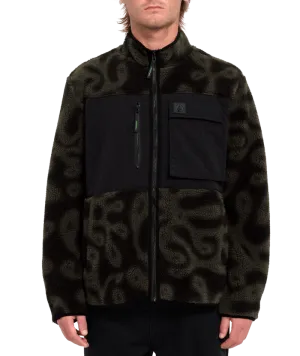 Veste polaire zippée Zephyr Storm Stone en impression PRT