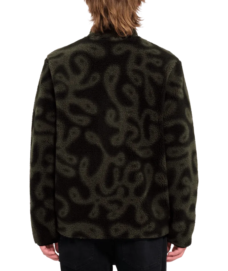 Veste polaire zippée Zephyr Storm Stone en impression PRT