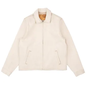 Veste à fermeture éclair - Fibre de renard écru Foxfibre® entièrement naturelle et lisière