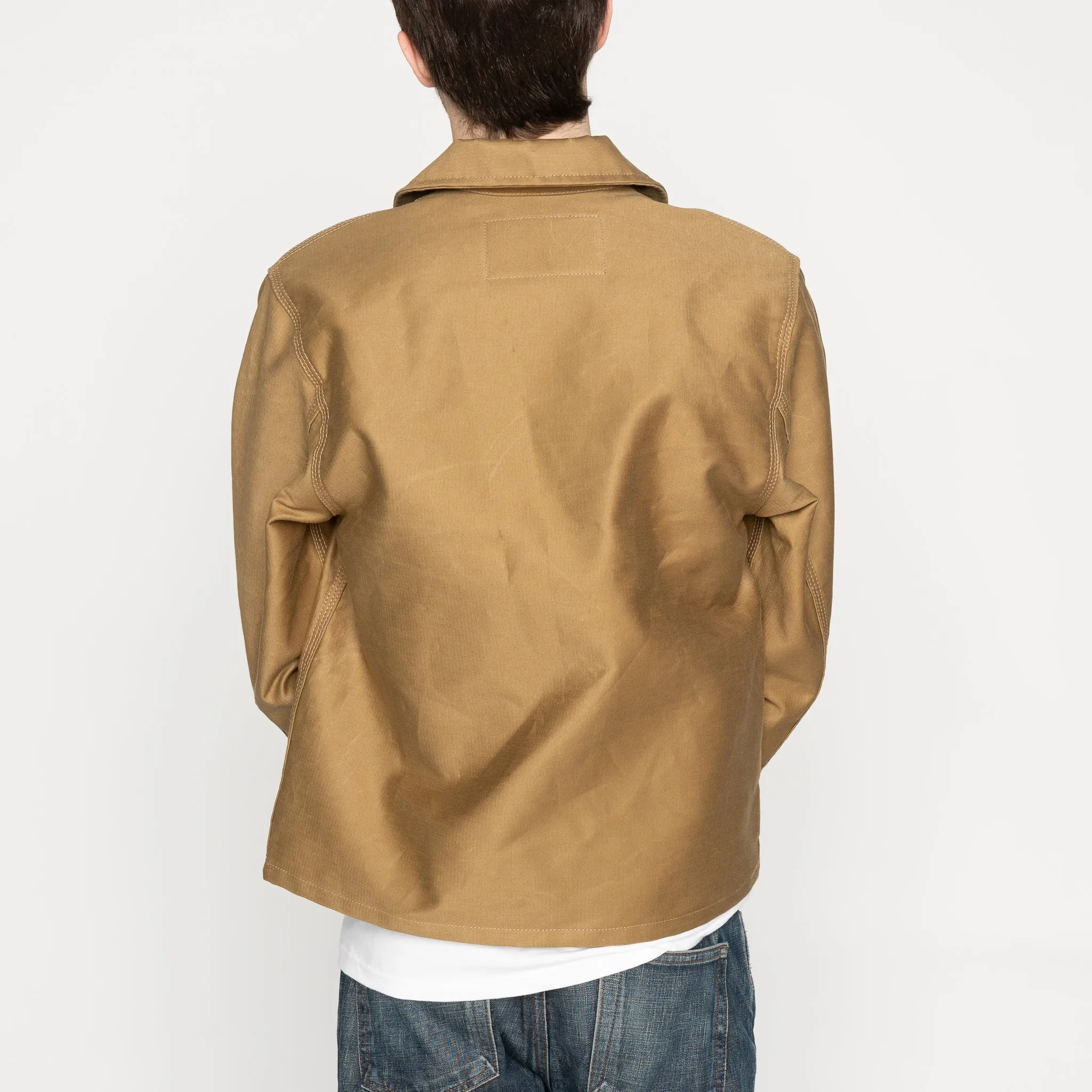Veste à fermeture éclair - Tissu Jungle brossé - Beige