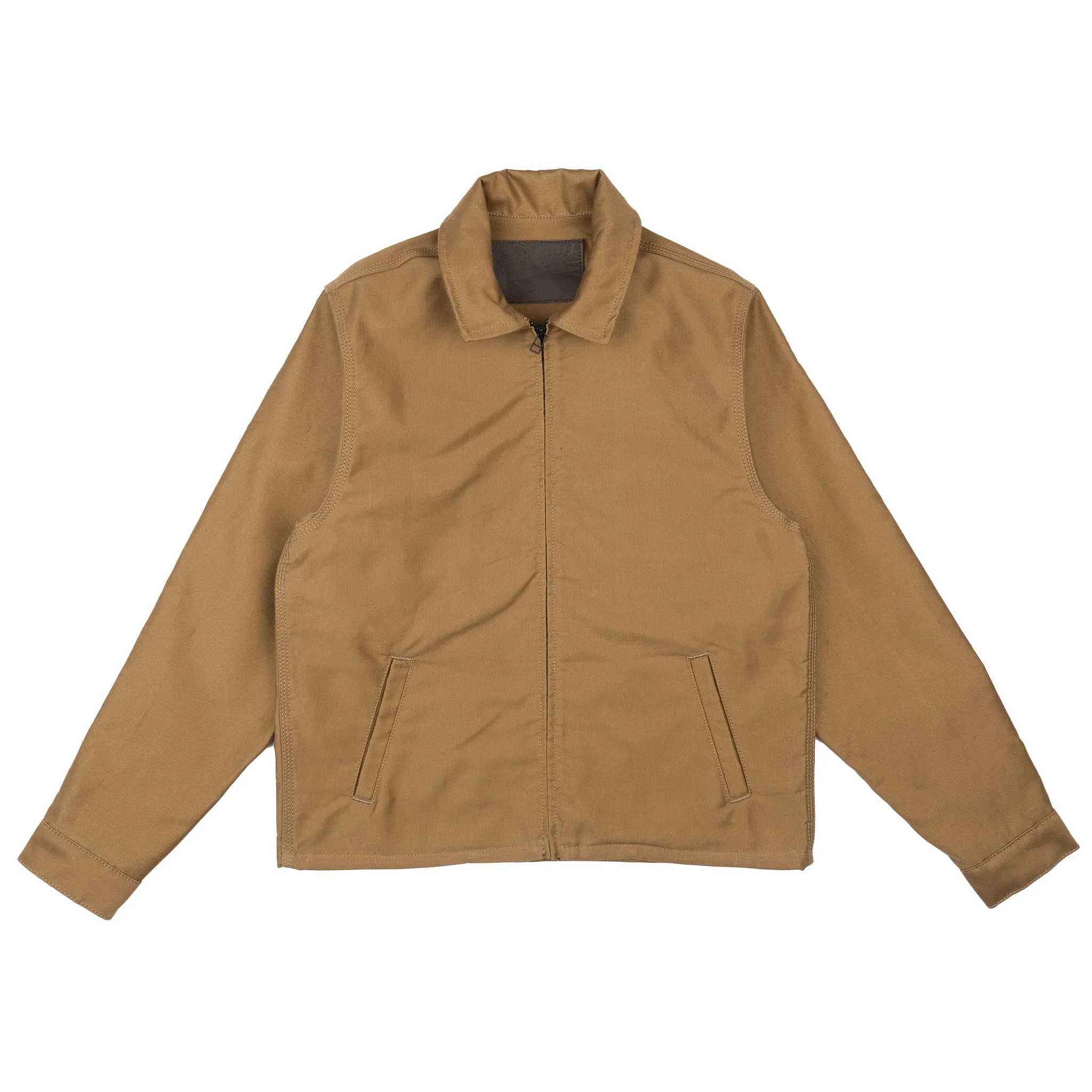 Veste à fermeture éclair - Tissu Jungle brossé - Beige