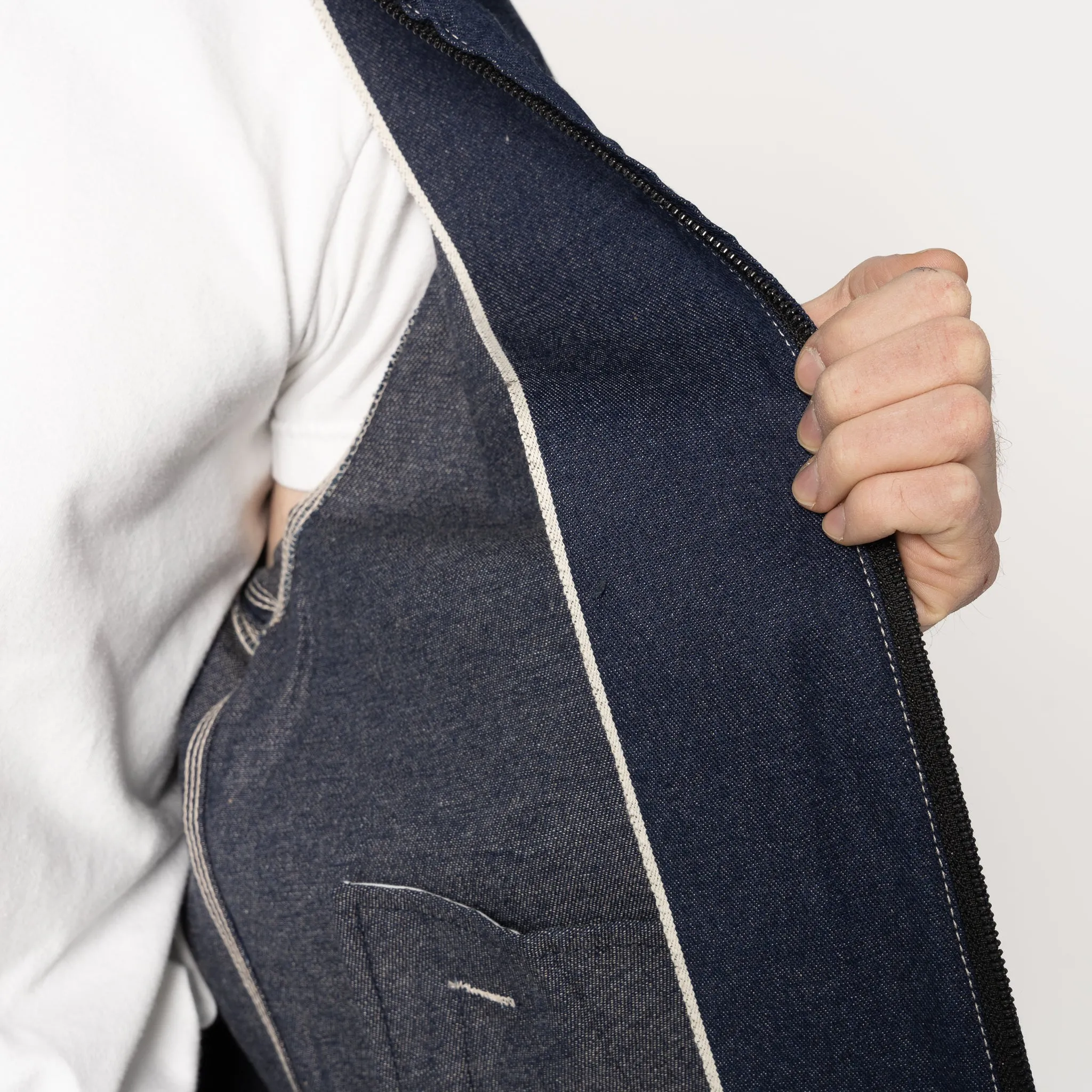 Veste à zip - Denim Selvedge Artisanal
