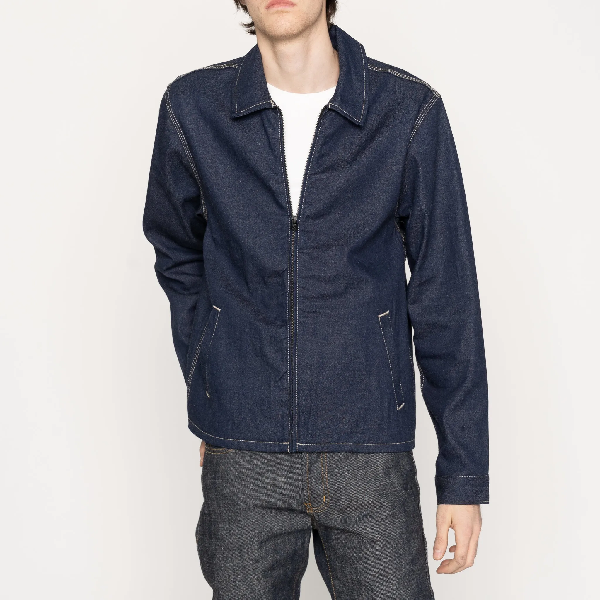 Veste à zip - Denim Selvedge Artisanal