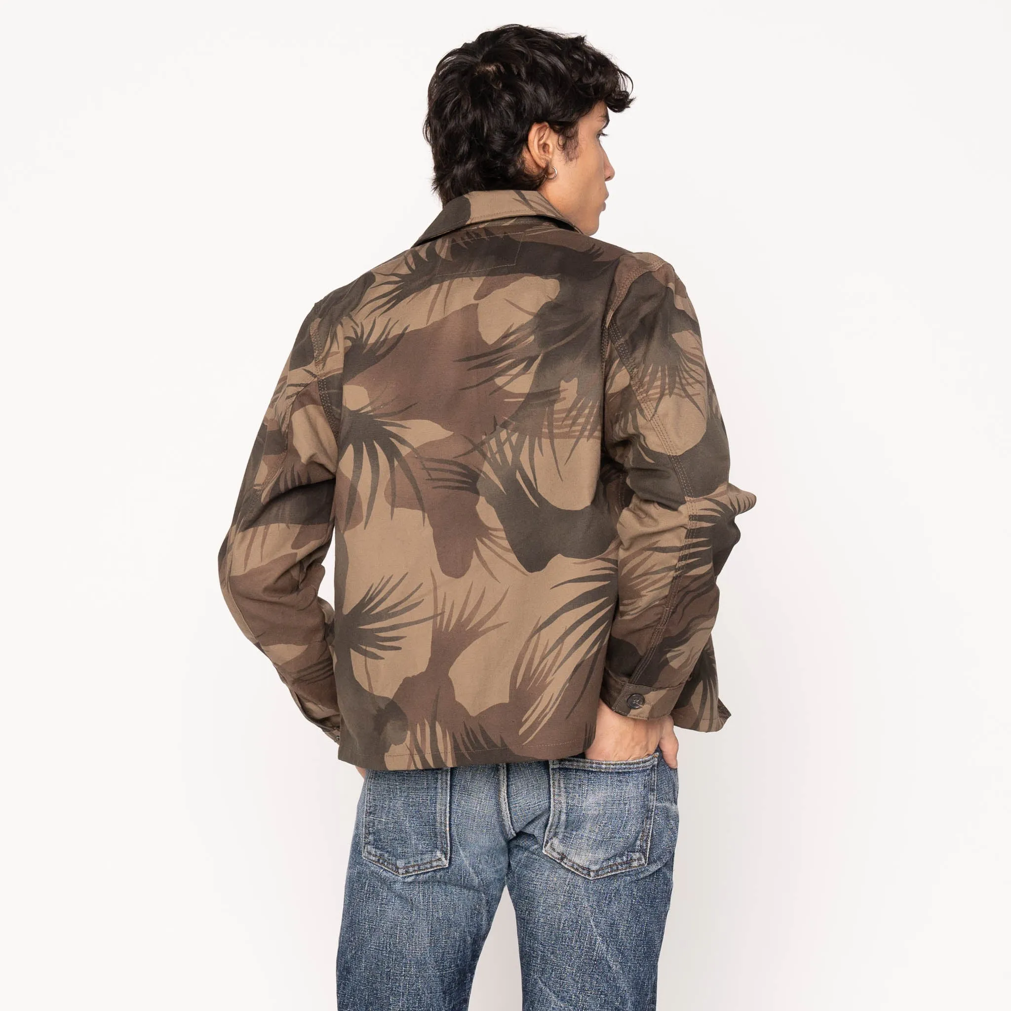 Veste à zip - Camouflage fougère