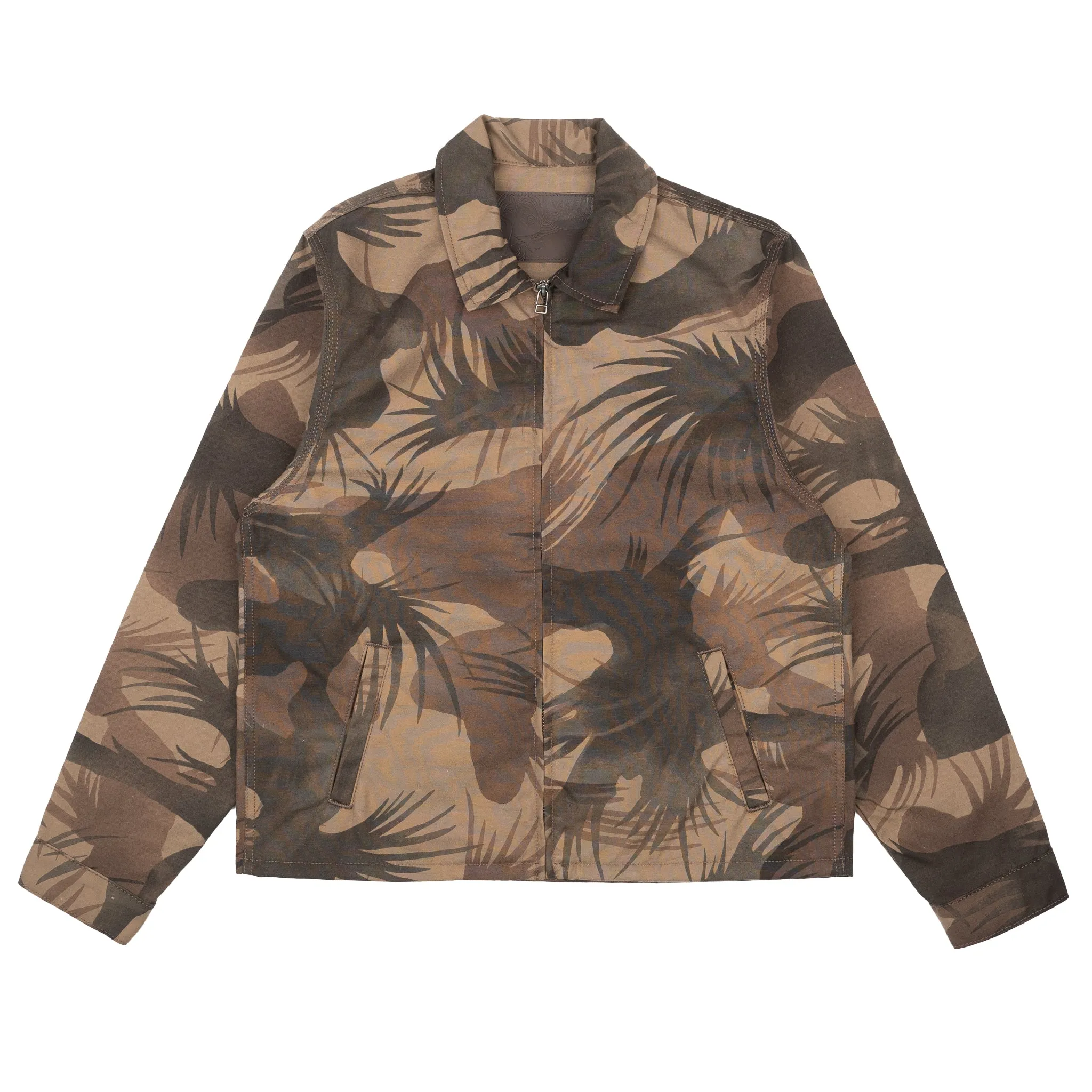Veste à zip - Camouflage fougère
