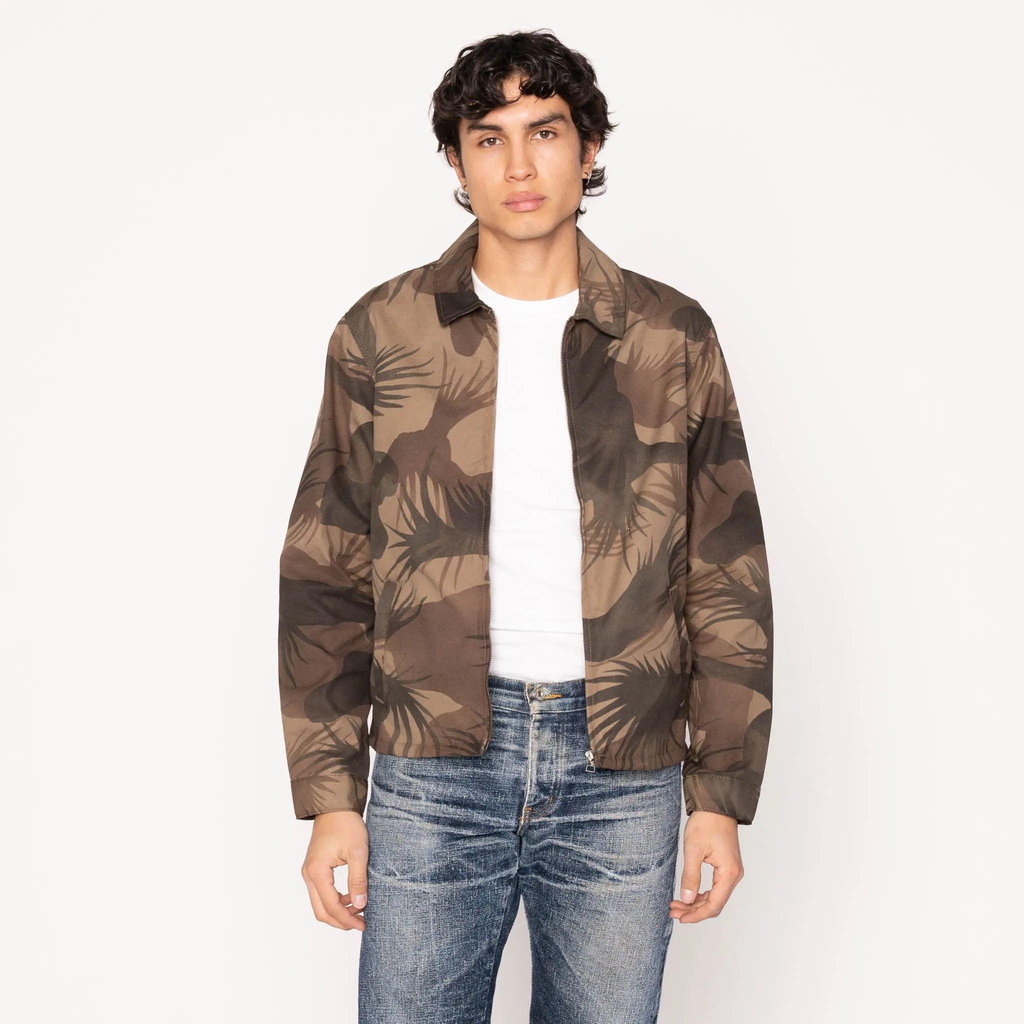 Veste à zip - Camouflage fougère