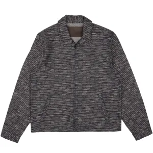 Veste à zip - Denim Sashiko à effet slub